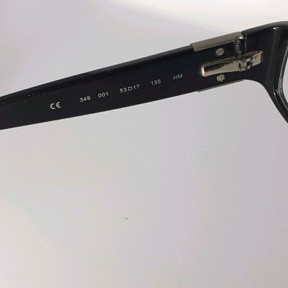 NEW Ladies Rx'able Eyeglass Frame, sassy bling BLACK 53-17-135 - Picture 4 of 4